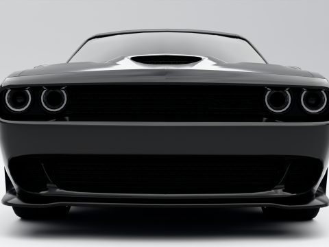 Dodge Challenger SRT Hellcat 3D Modell