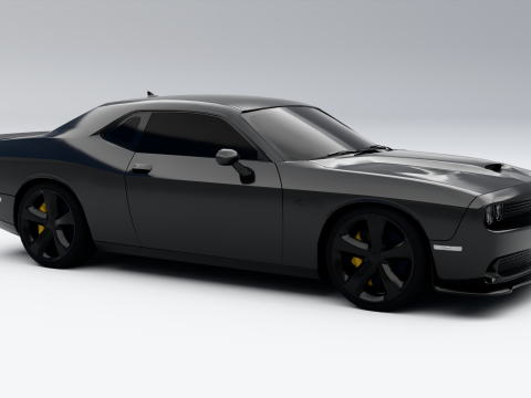 Dodge Challenger SRT Hellcat 3D Modell