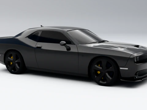 Dodge Challenger SRT Kucing Neraka Model 3D