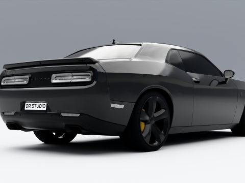 Dodge Challenger SRT Hellcat 3D Modell