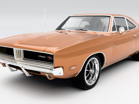 Dodge Pengisi Daya RT 1969 Model 3D