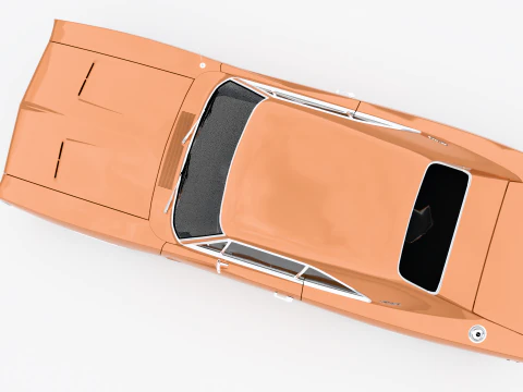 Dodge Charger RT 1969 3D Model