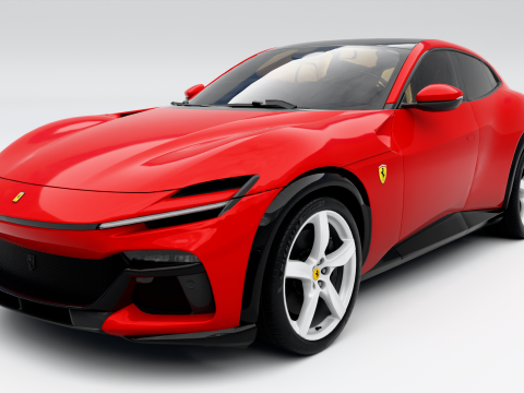 Ferrari Purosangue 2023 Model 3D