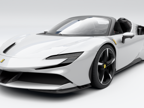 Ferrari SF90 Ara&ntilde;a 2021 Modelo 3D