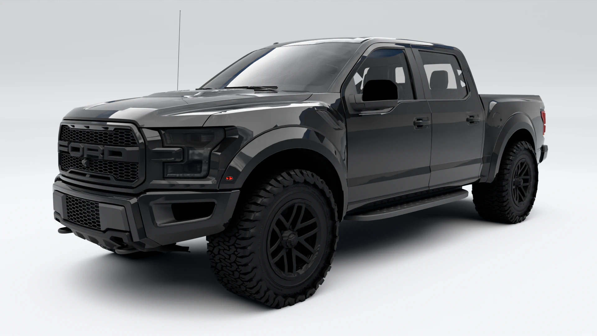 Ford F150 Raptor 3D Model .c4d .max .obj .3ds .fbx .stl .blend