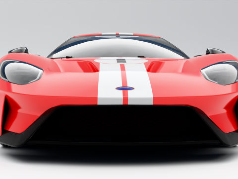 Ford GT Heritage Edition 2018 3D Model