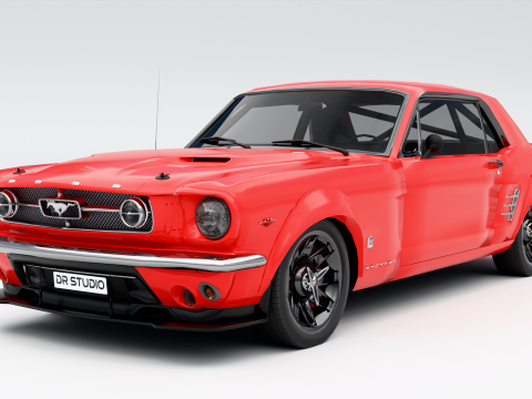 Ford Mustang 1965 Modelo 3D