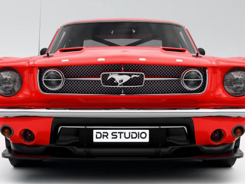 Ford Mustang 1965 3D Model