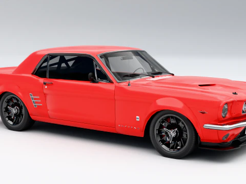 Ford Mustang 1965 3D Model