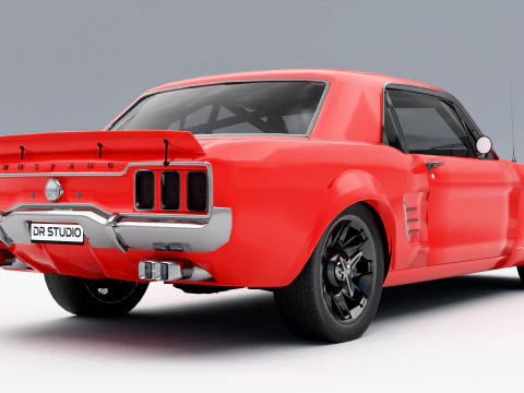 Ford Mustang 1965 3D Model