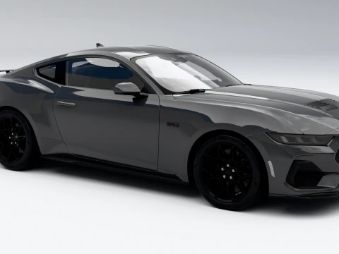 Ford Mustang GT 2024 3D Model