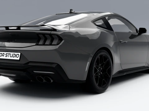Ford Mustang GT 2024 3D Model