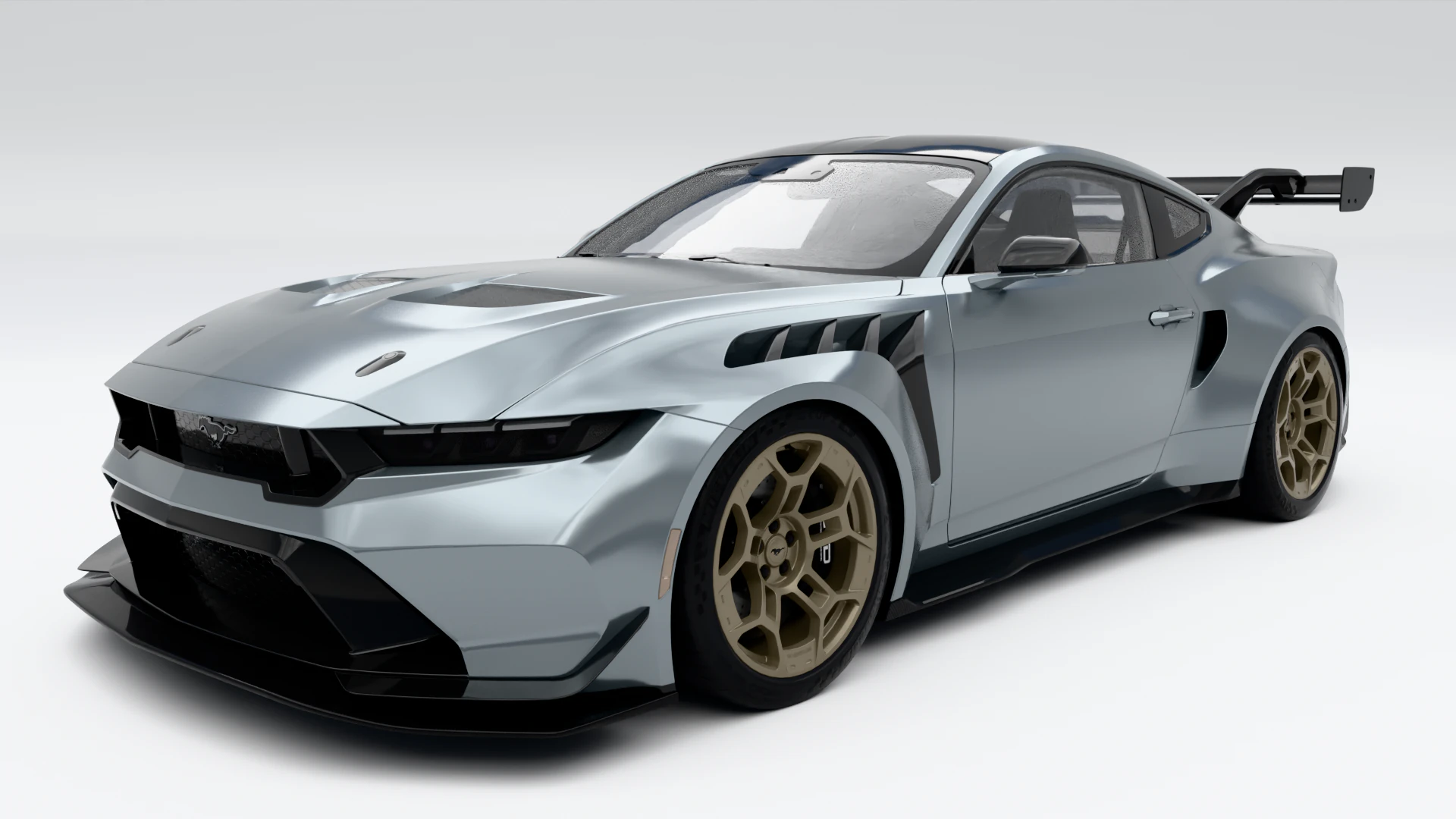 Ford Mustang GTD 2025 3D Model .c4d .max .obj .3ds .fbx .stl .blend 
