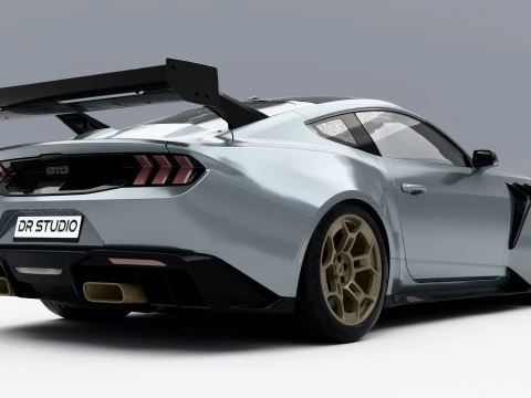 Ford Mustang GTD 2025 3D Model