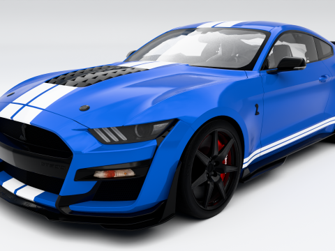 Ford Mustang Shelby GT500 2020 Modelo 3D