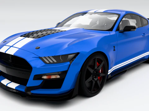Ford Mustang Shelby GT500 2020 Modelo 3D