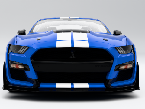 Форд Мустанг Шелби GT500 2020 3D Модель
