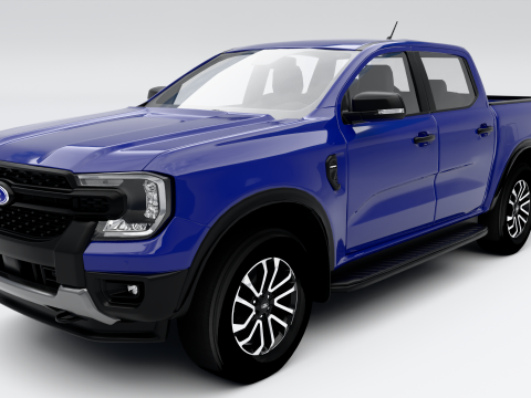 Ford Ranger Pr&oacute;xima Generaci&oacute;n 2023 Sport Modelo 3D