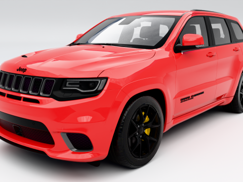 Jeep Grand Cherokee Trackhawk 2018 Modèle 3D