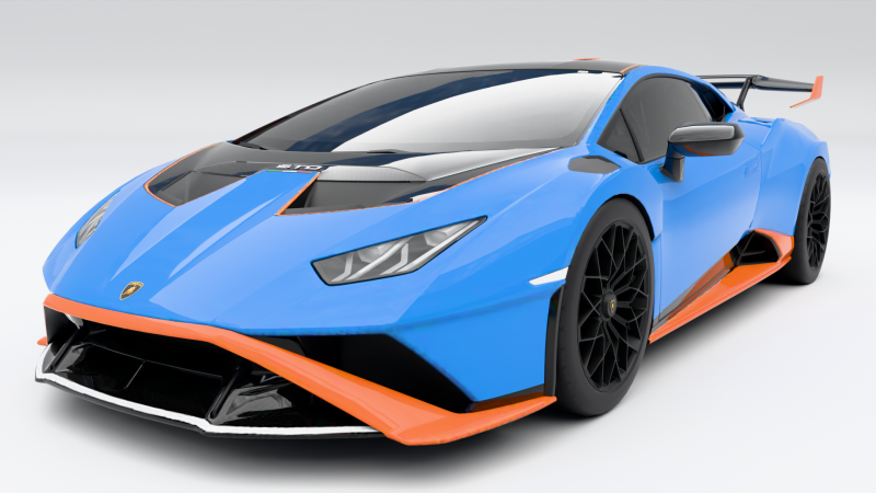 兰博基尼 Huracan STO 3D 模型 .c4d .max .obj .3ds .fbx .stl .blend 