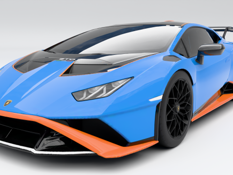 Lamborghini Huracan STO Model 3D