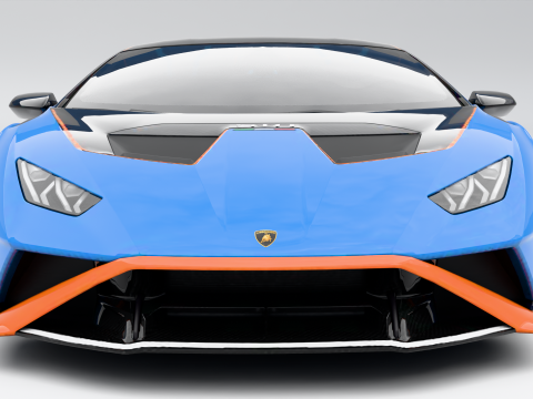 兰博基尼 Huracan STO 3D 模型