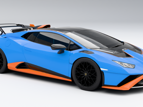 兰博基尼 Huracan STO 3D 模型