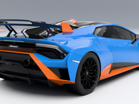 兰博基尼 Huracan STO 3D 模型