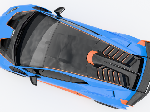 兰博基尼 Huracan STO 3D 模型