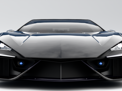 Ламборджини Ревуэльто 3D Модель