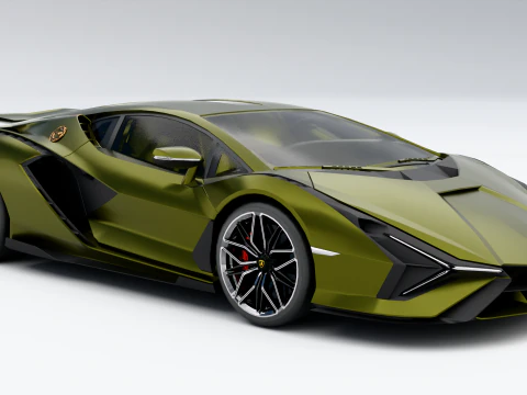 Lamborghini Sian 3D Model