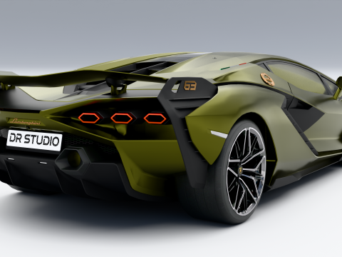 Lamborghini Sian 3D Model