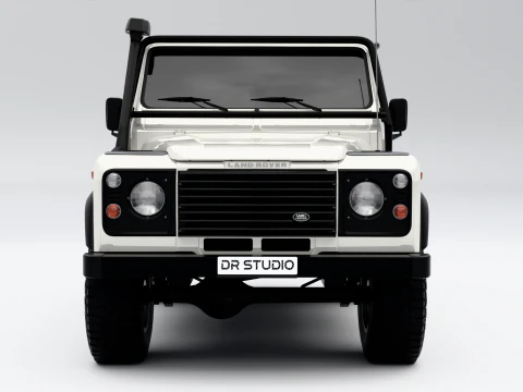 Land Rover Defender 90 1997 3D Model