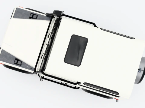Land Rover Defender 90 1997 3D Model