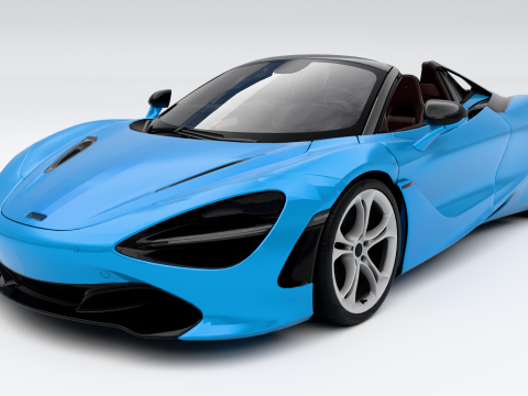 マクラーレン 720s スパイダー 3Dモデル