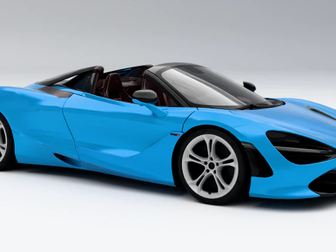 McLaren 720s Spider 3D Model