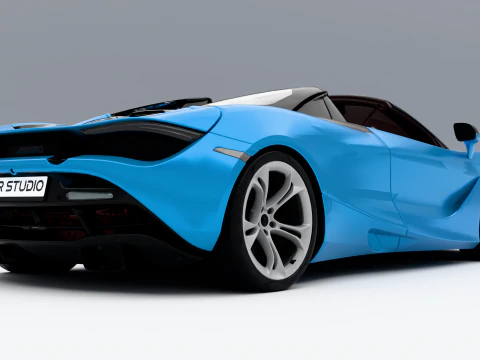 McLaren 720s Spider 3D Model