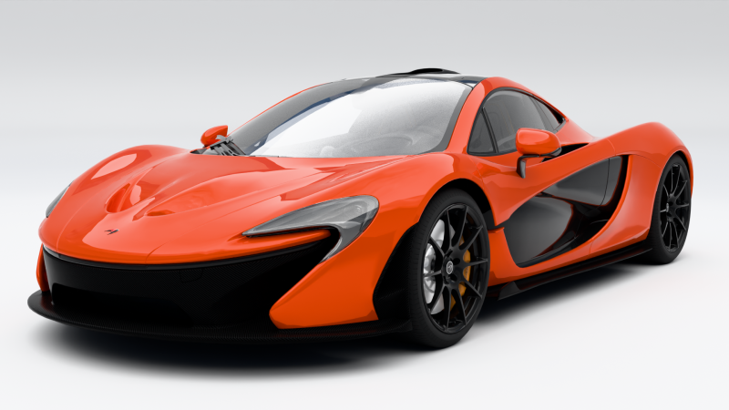 McLaren P1 3D Model .c4d .max .obj .3ds .fbx .stl .blend 