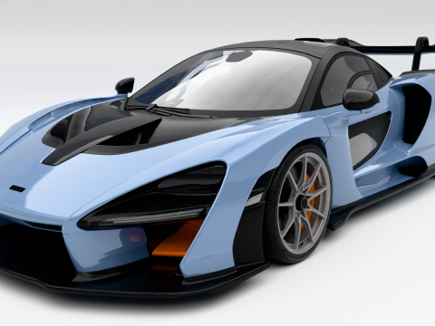 McLaren Senna 2019 Modello 3D