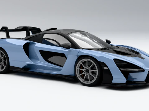 McLaren Senna 2019 Model 3D