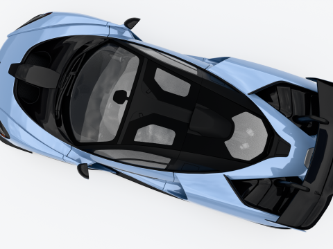 McLaren Senna 2019 3D Model