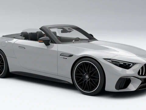 Mercedes-Benz AMG SL63 2022 3D Model