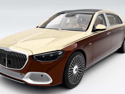 Mercedes-Benz Clase S Maybach 2021 Modelo 3D