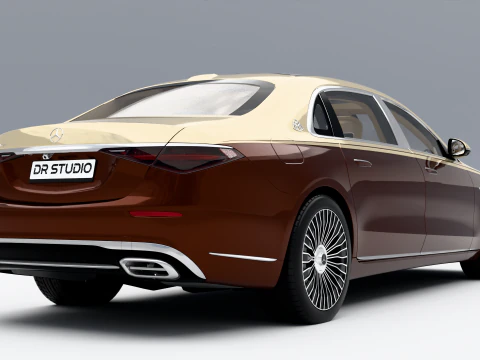 Mercedes-Benz S-Class Maybach 2021 3D Model