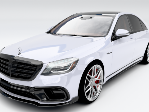 Mercedes-Benz s65 w222 Modello 3D