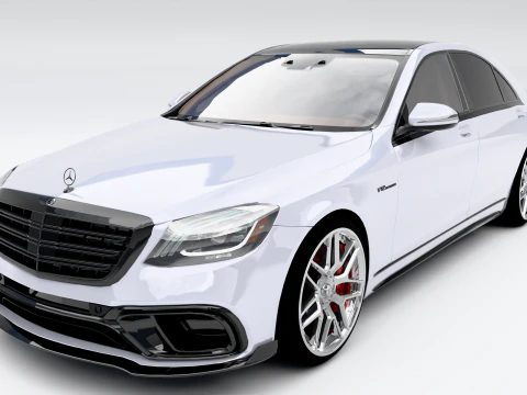 Mercedes-Benz s65 w222 Model 3D