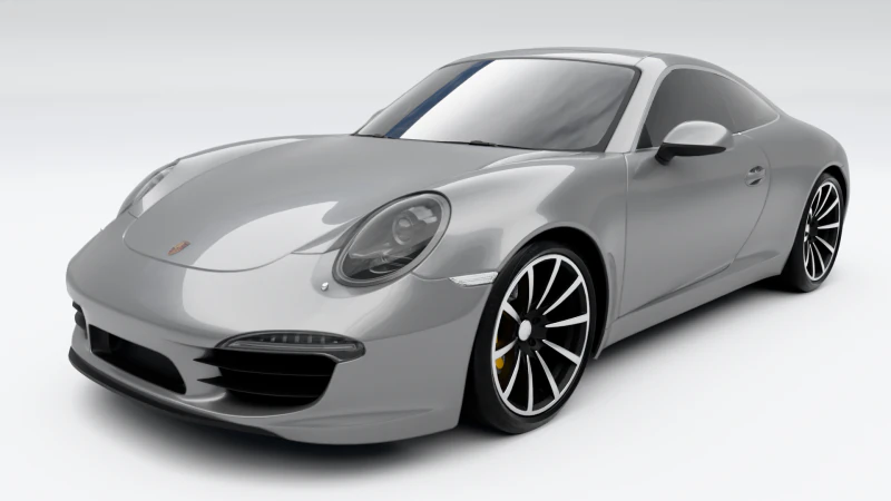 Porsche 911 Carrera 4S Model 3D .c4d .max .obj .3ds .fbx .stl .blend 