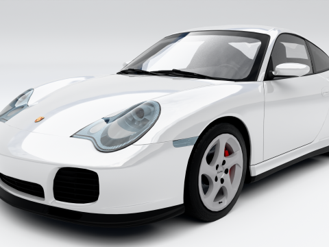 Porsche 911Turbo 996 2002 3D Model