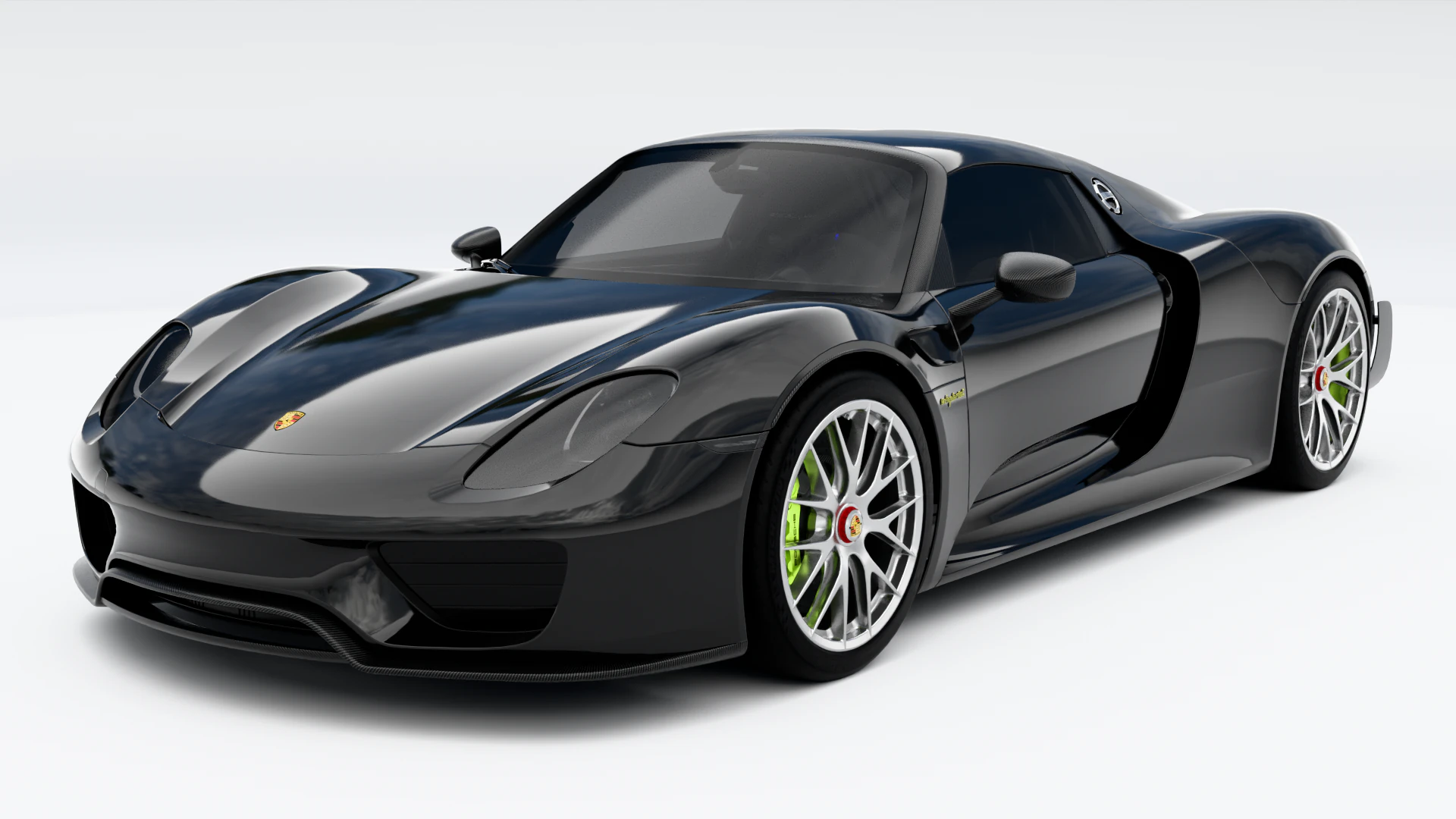 Porsche 918 Spyder 3D Model .c4d .max .obj .3ds .fbx .stl .blend 