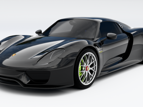 Porsche 918 Spyder 3D Model